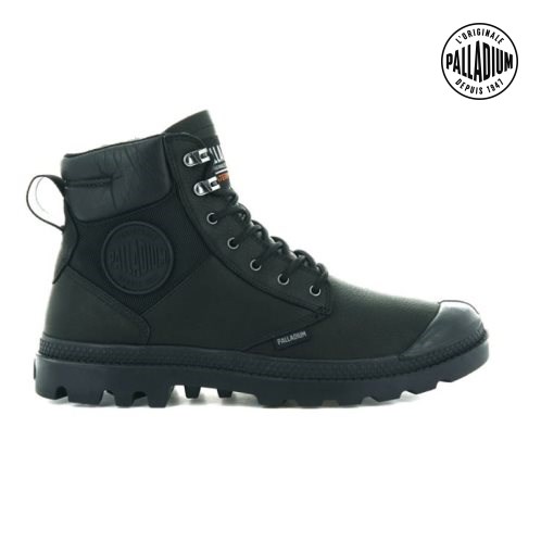 Bottes Palladium Pampa Shield WP+ LTH Femme Noir | FR OXZ134K